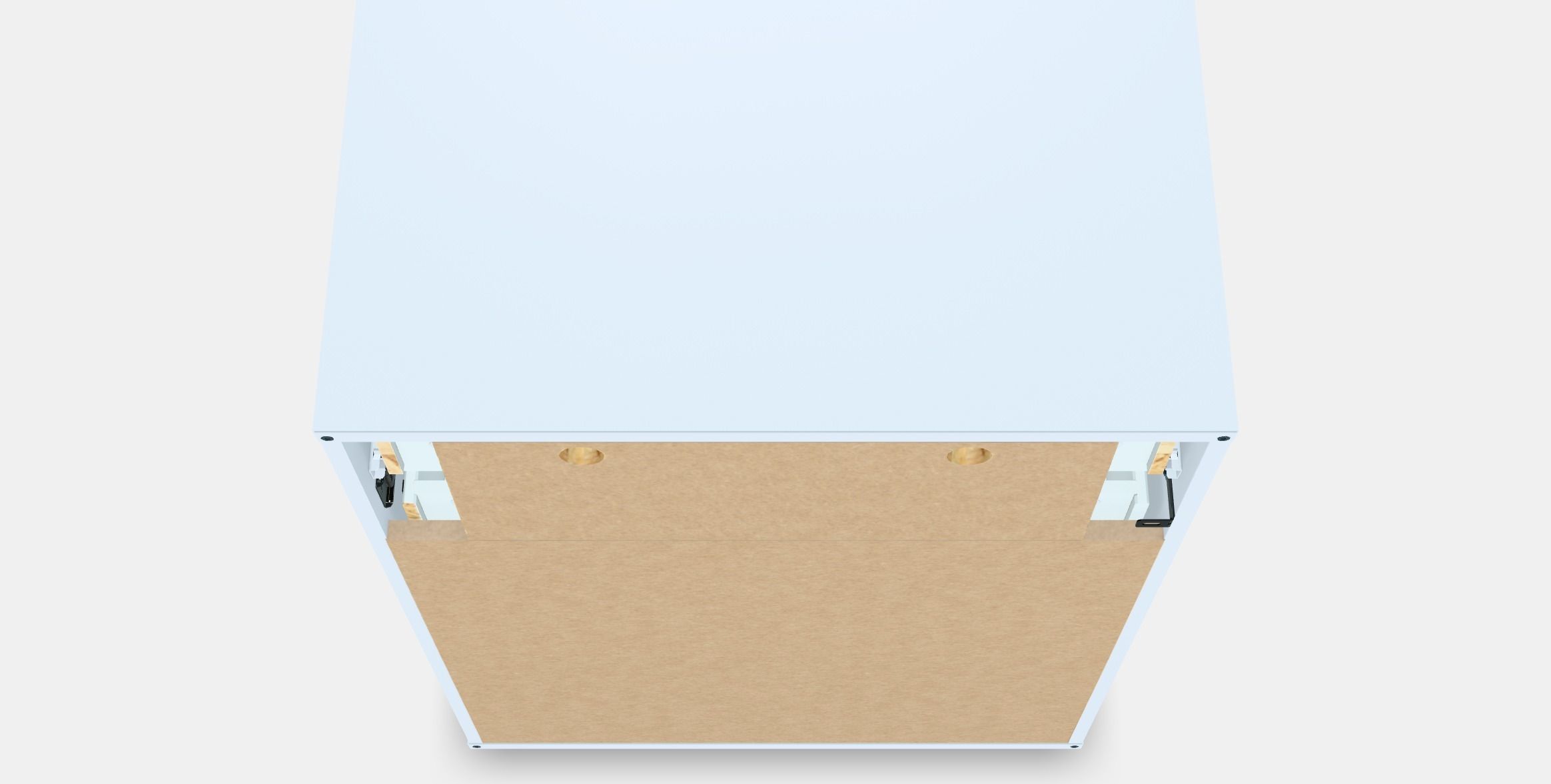 VIHALS Chest of 4 drawers Low-poly 3D model_3