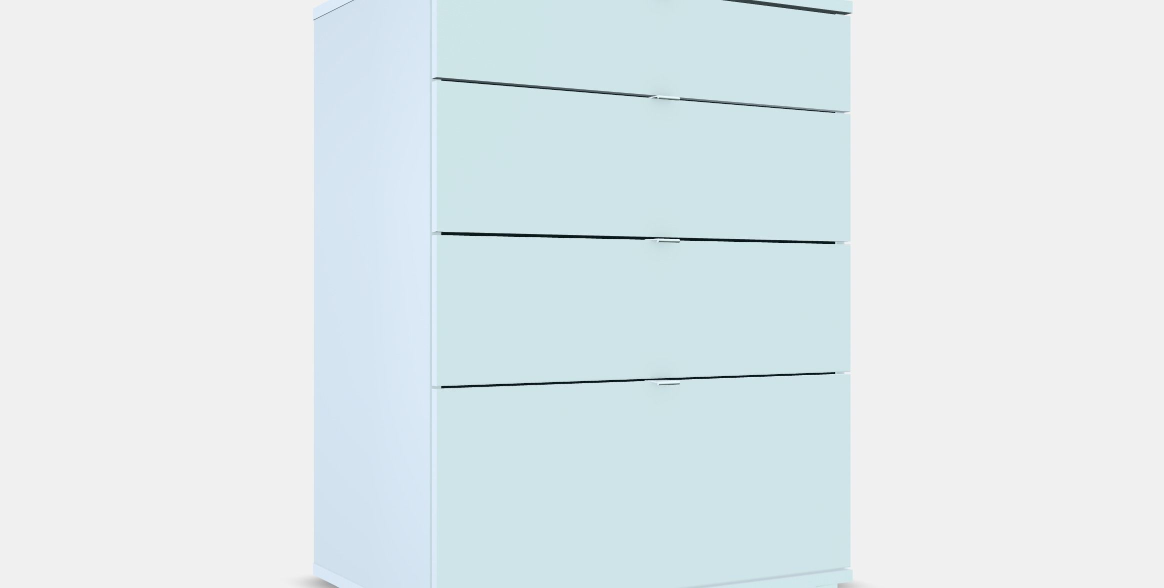 VIHALS Chest of 4 drawers Low-poly 3D model_10