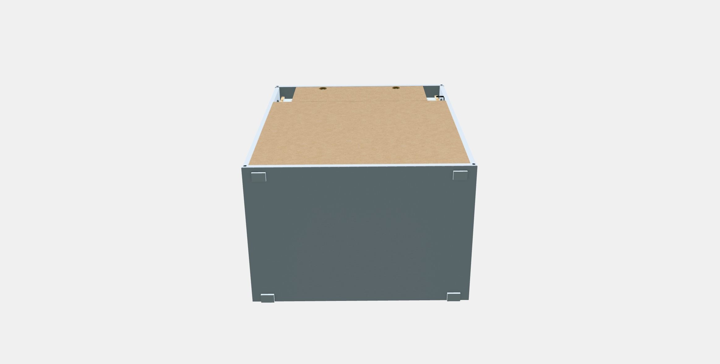 VIHALS Chest of 4 drawers Low-poly 3D model_6