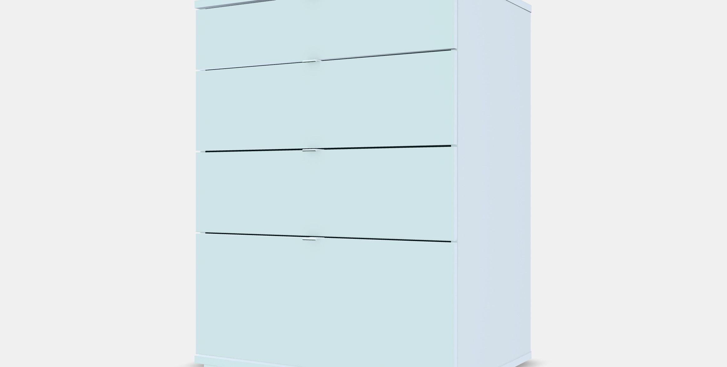 VIHALS Chest of 4 drawers Low-poly 3D model_13