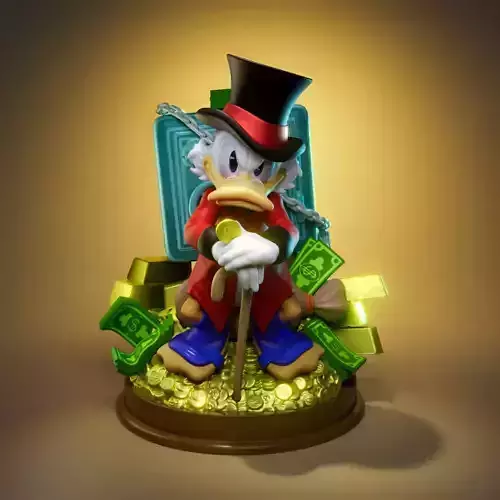 Scrooge Mcduck 3D print model