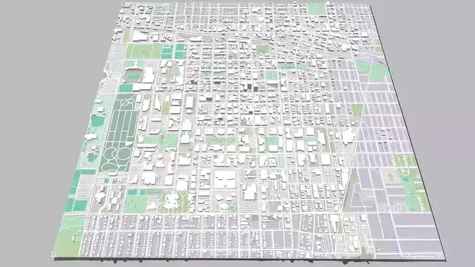 Cityscape Champain Illinois United States 