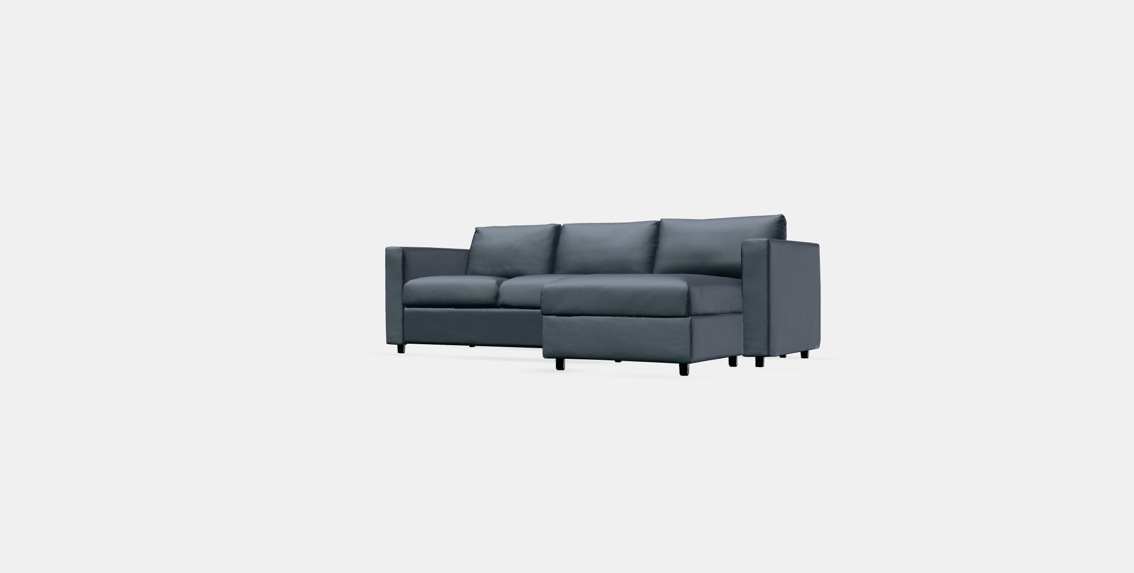 VIMLE 3seat sofa with chaise longue Low-poly 3D model_12