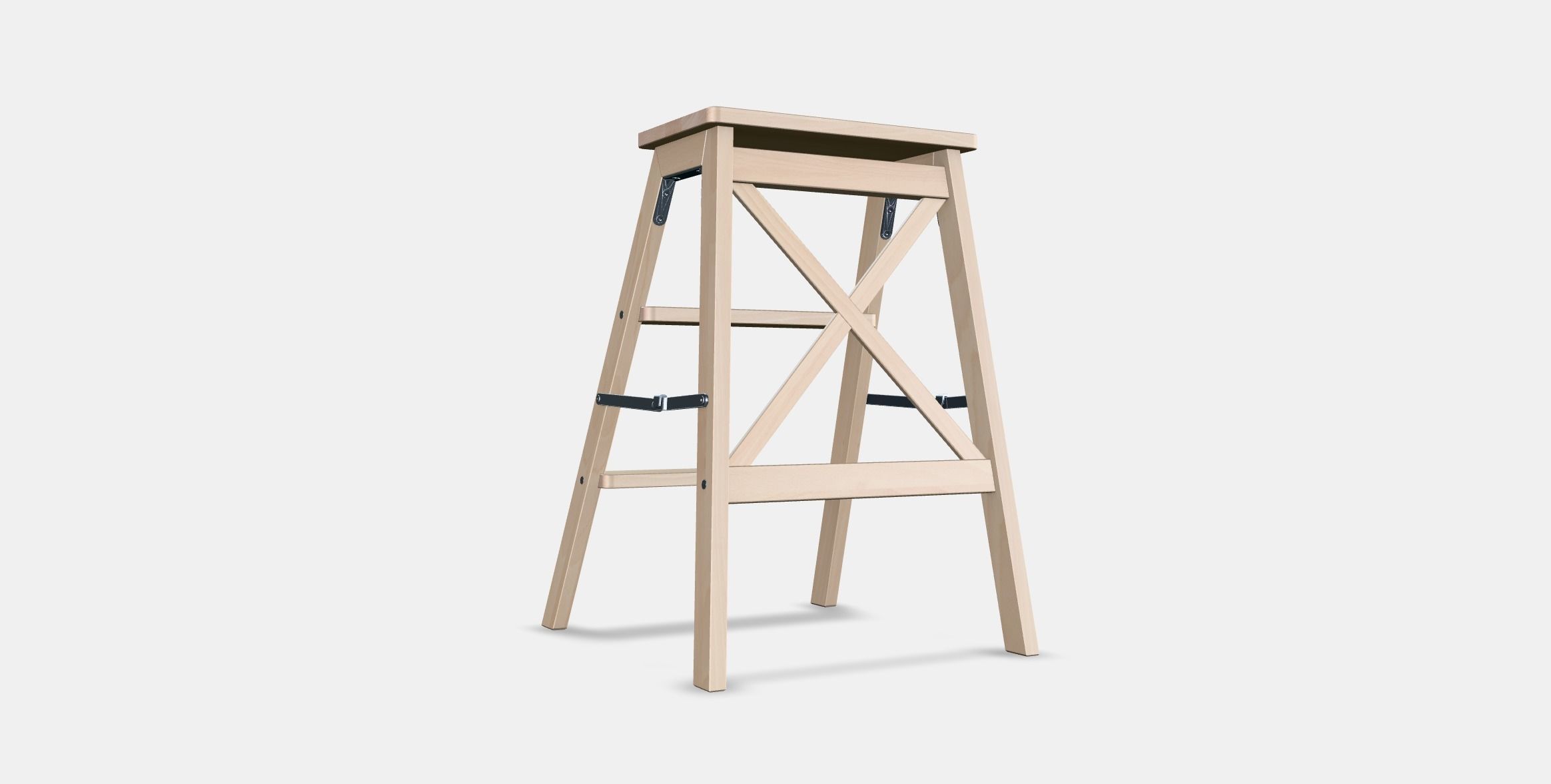 BEKVAM Stepladder 3 steps Low-poly 3D model_16