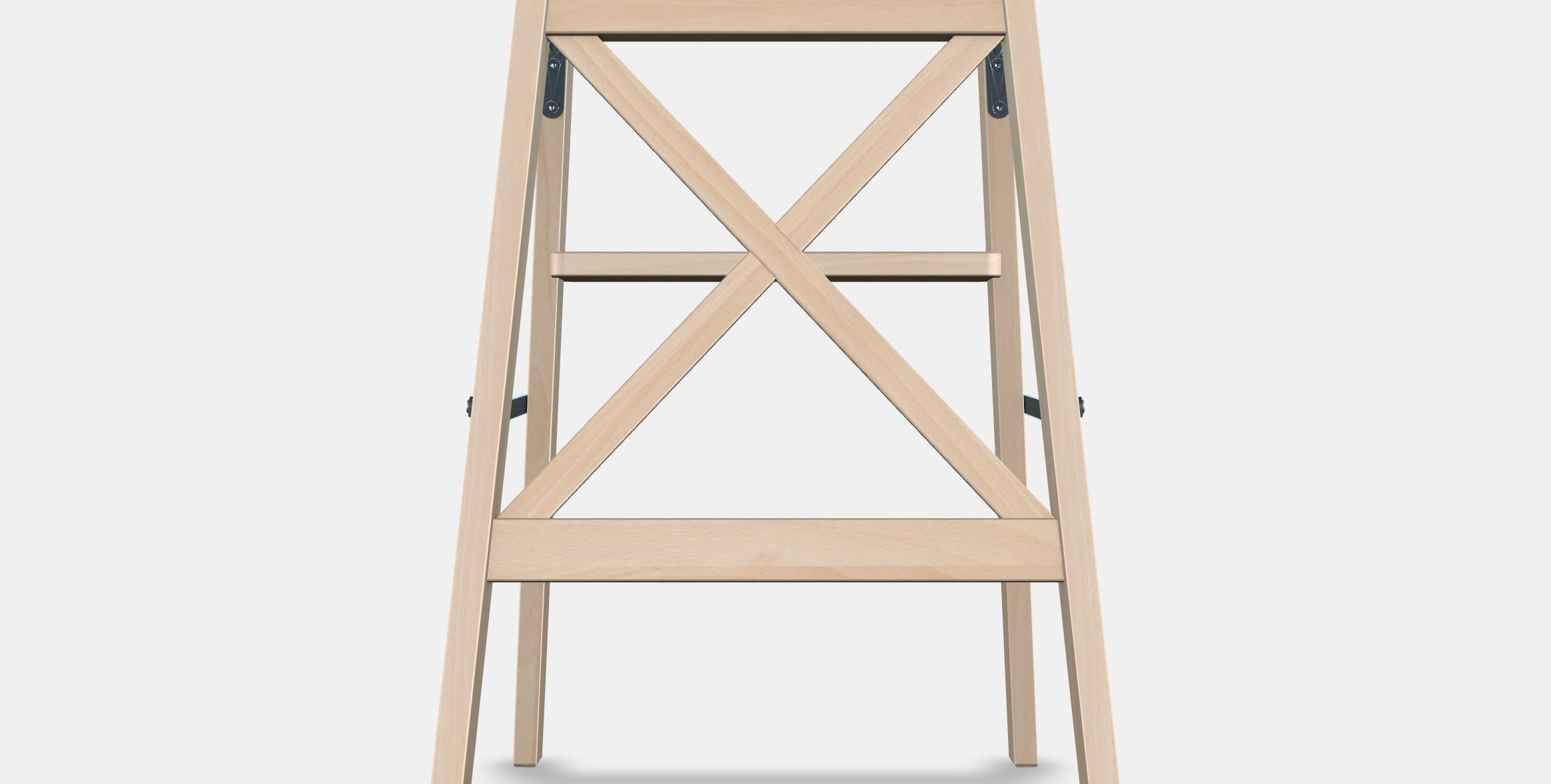 BEKVAM Stepladder 3 steps Low-poly 3D model_15