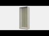 PAX Wardrobe frame 3 Low-poly 3D model_1
