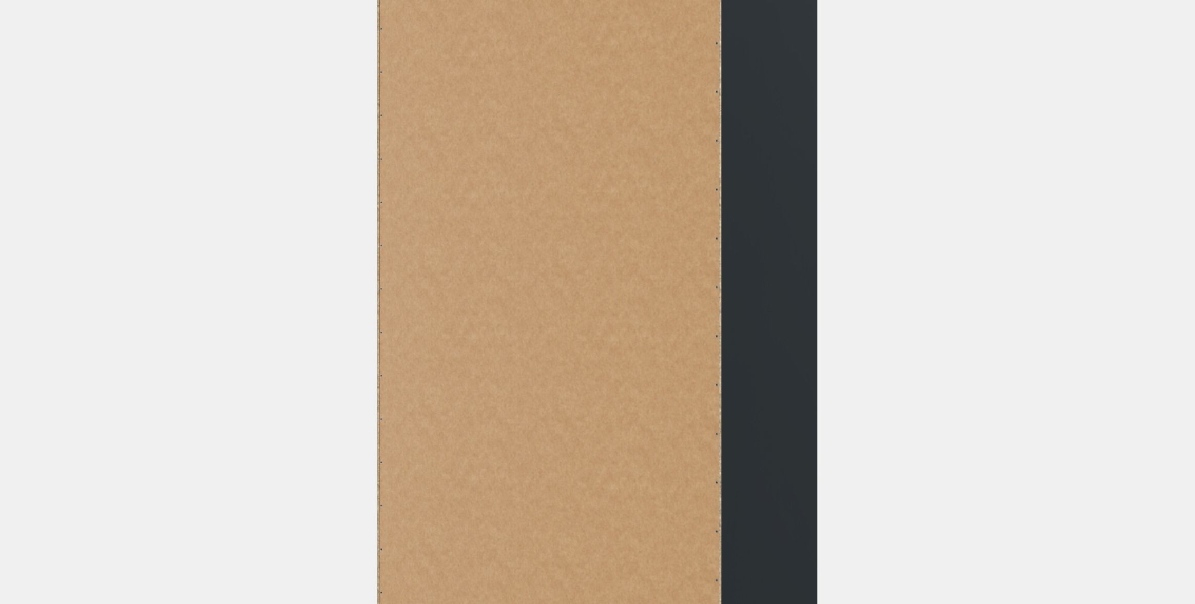 PAX Wardrobe frame 4 Low-poly 3D model_6