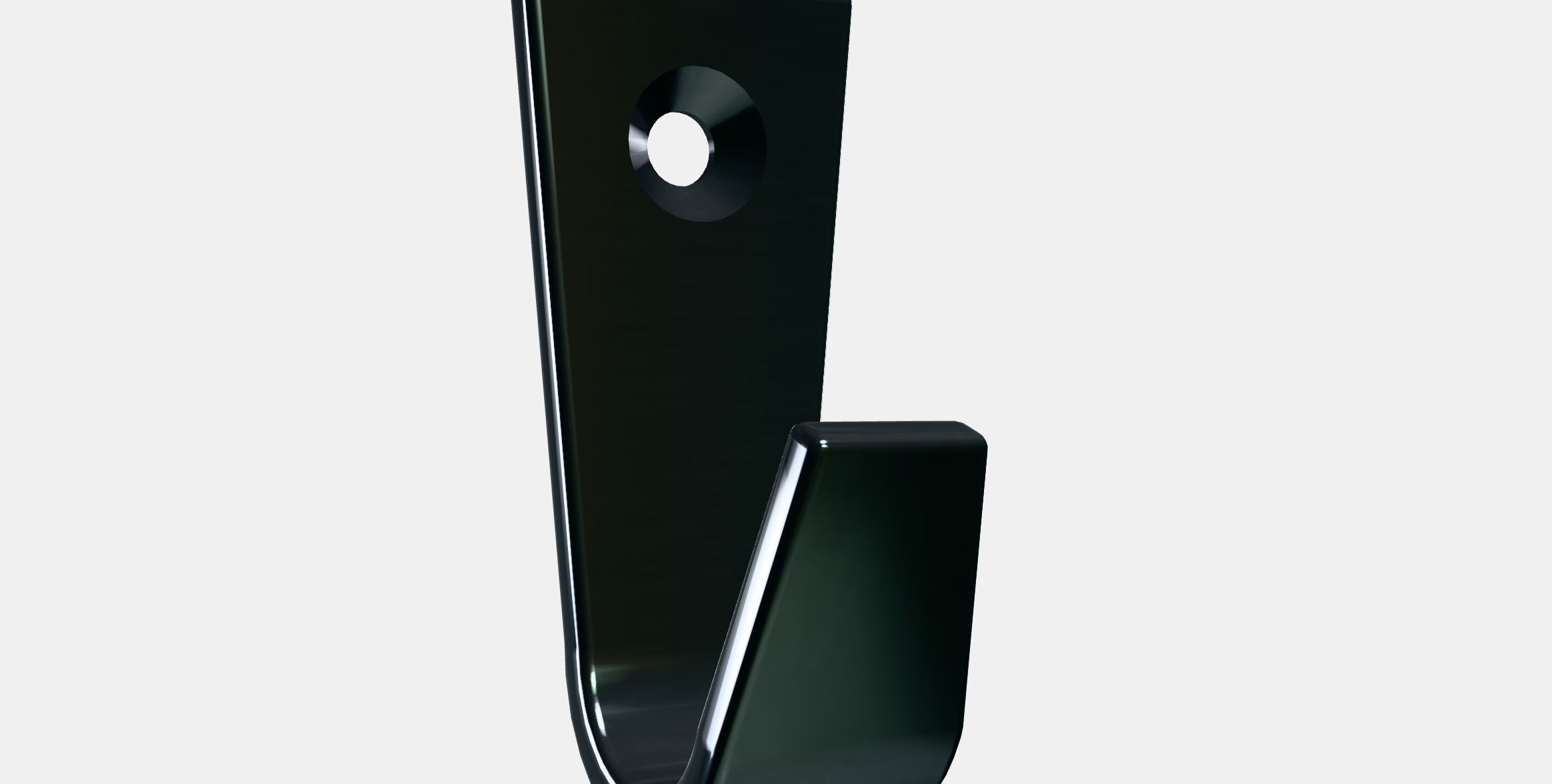 BLECKA Hook Low-poly 3D model_9