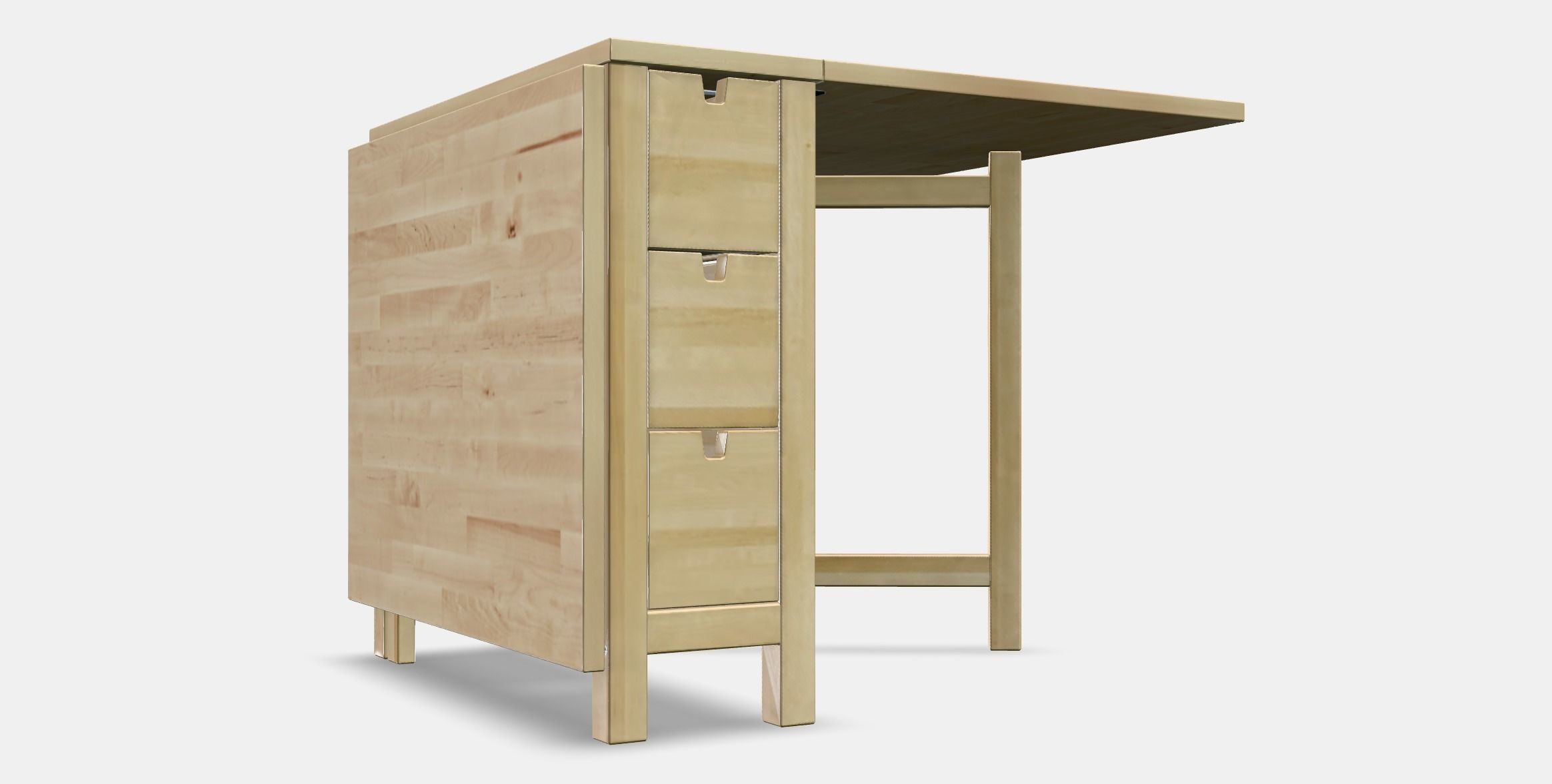 NORDEN Gateleg table Low-poly 3D model_11