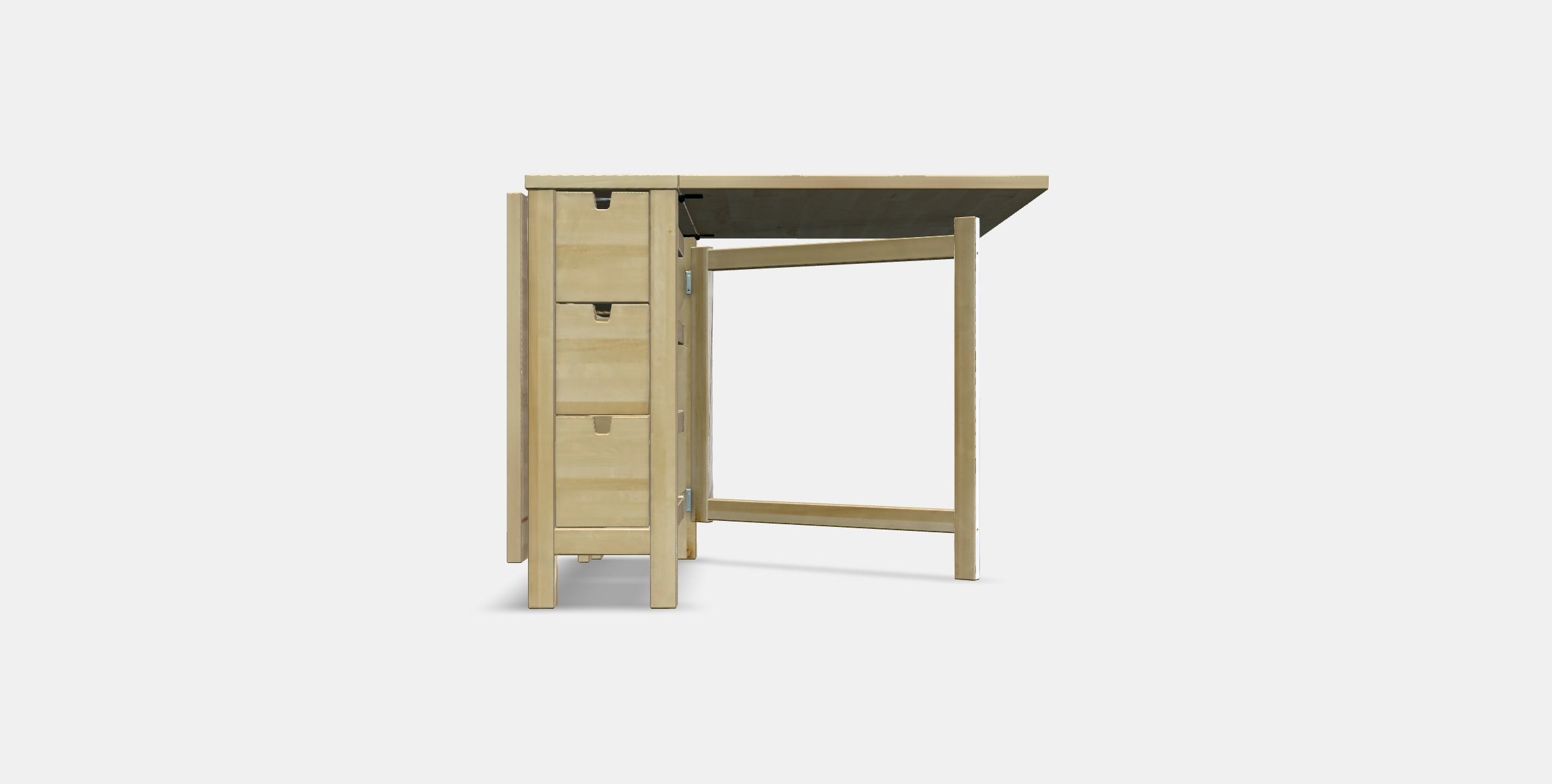 NORDEN Gateleg table Low-poly 3D model_9