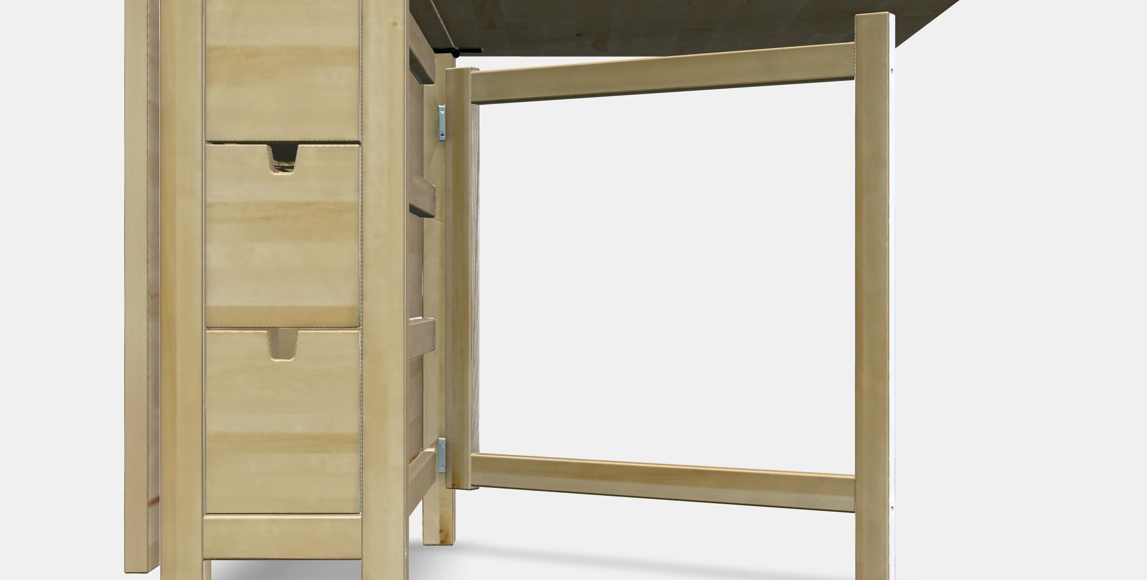 NORDEN Gateleg table Low-poly 3D model_10