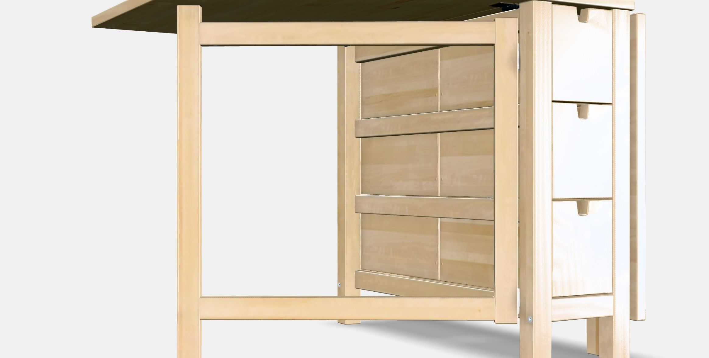 NORDEN Gateleg table Low-poly 3D model_8