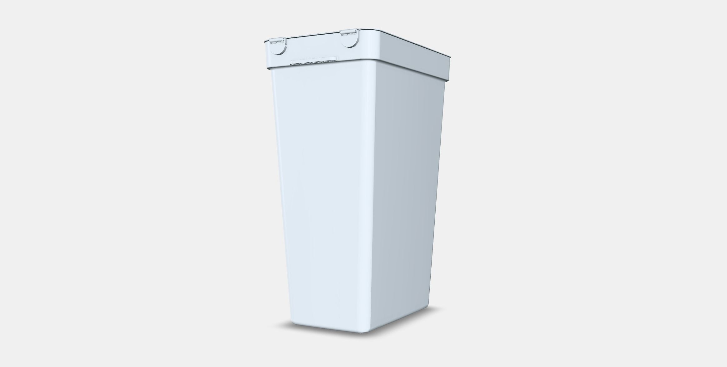 HALLBAR Bin with lid 1 Low-poly 3D model_5