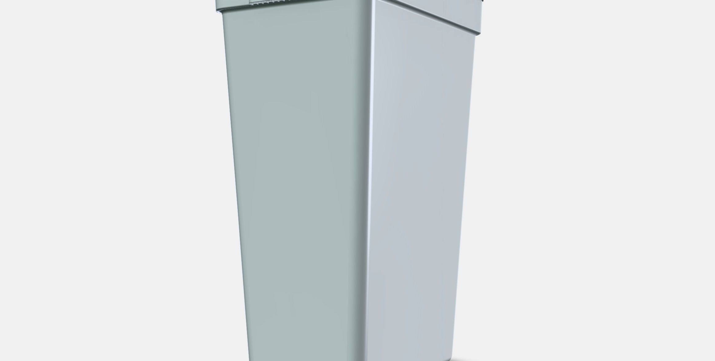 HALLBAR Bin with lid 1 Low-poly 3D model_13