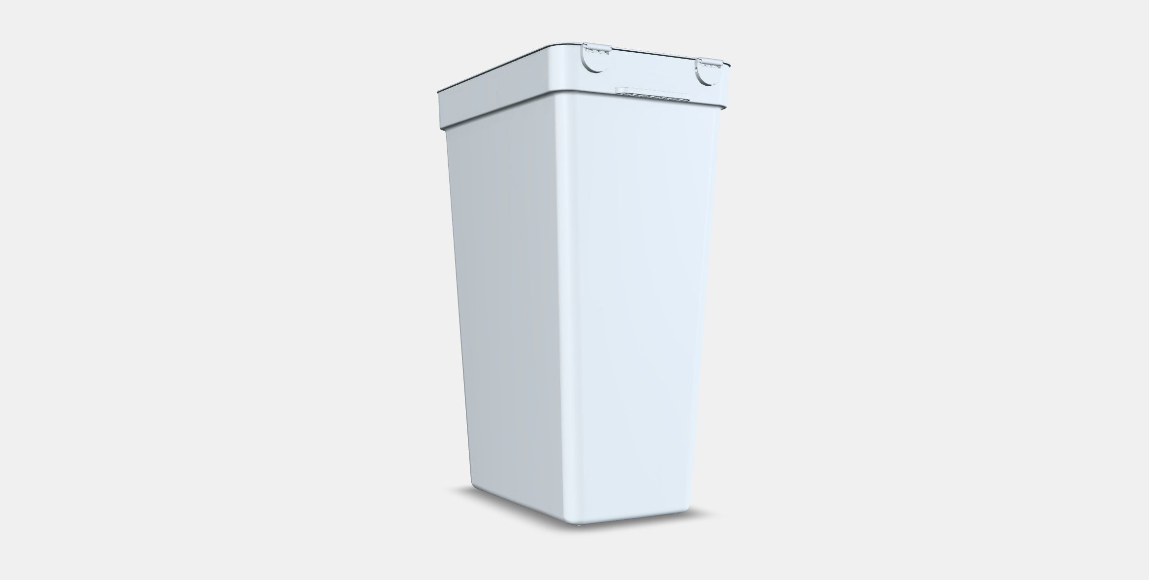 HALLBAR Bin with lid 1 Low-poly 3D model_16