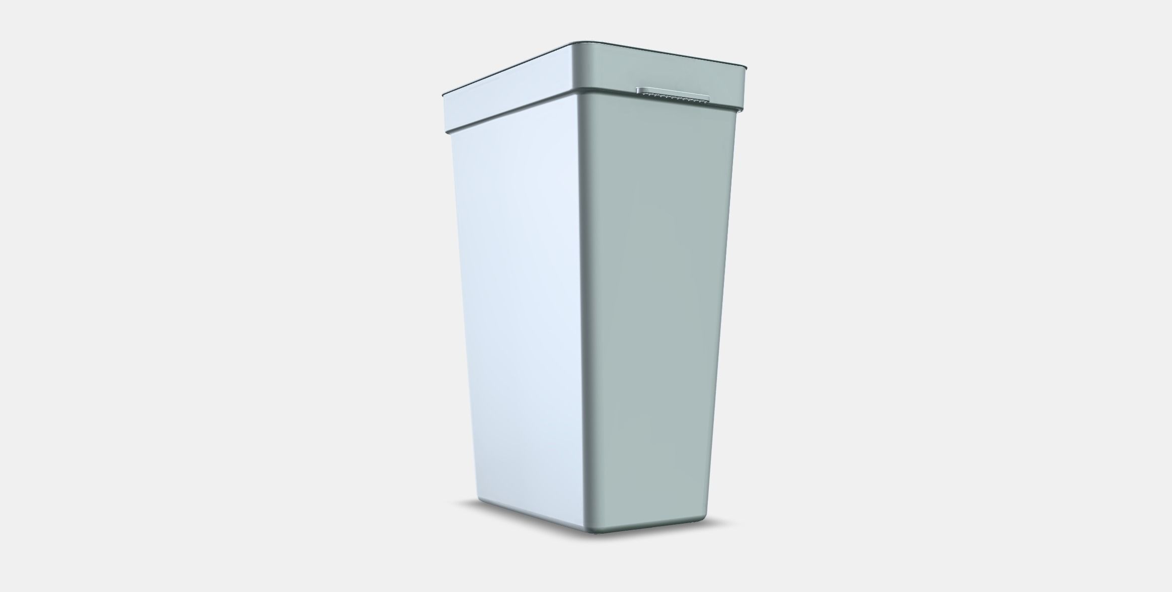 HALLBAR Bin with lid 1 Low-poly 3D model_3