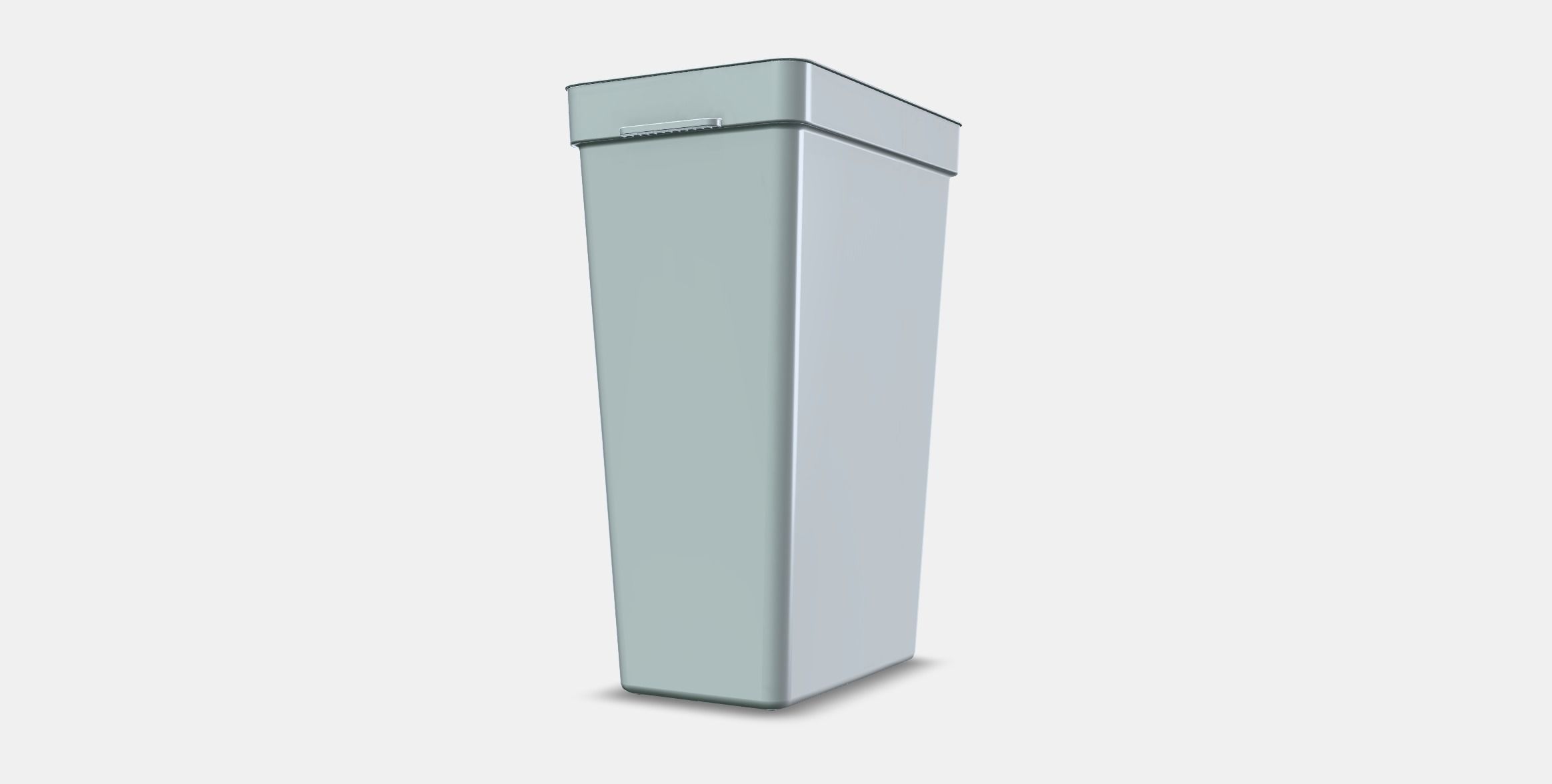 HALLBAR Bin with lid 1 Low-poly 3D model_12