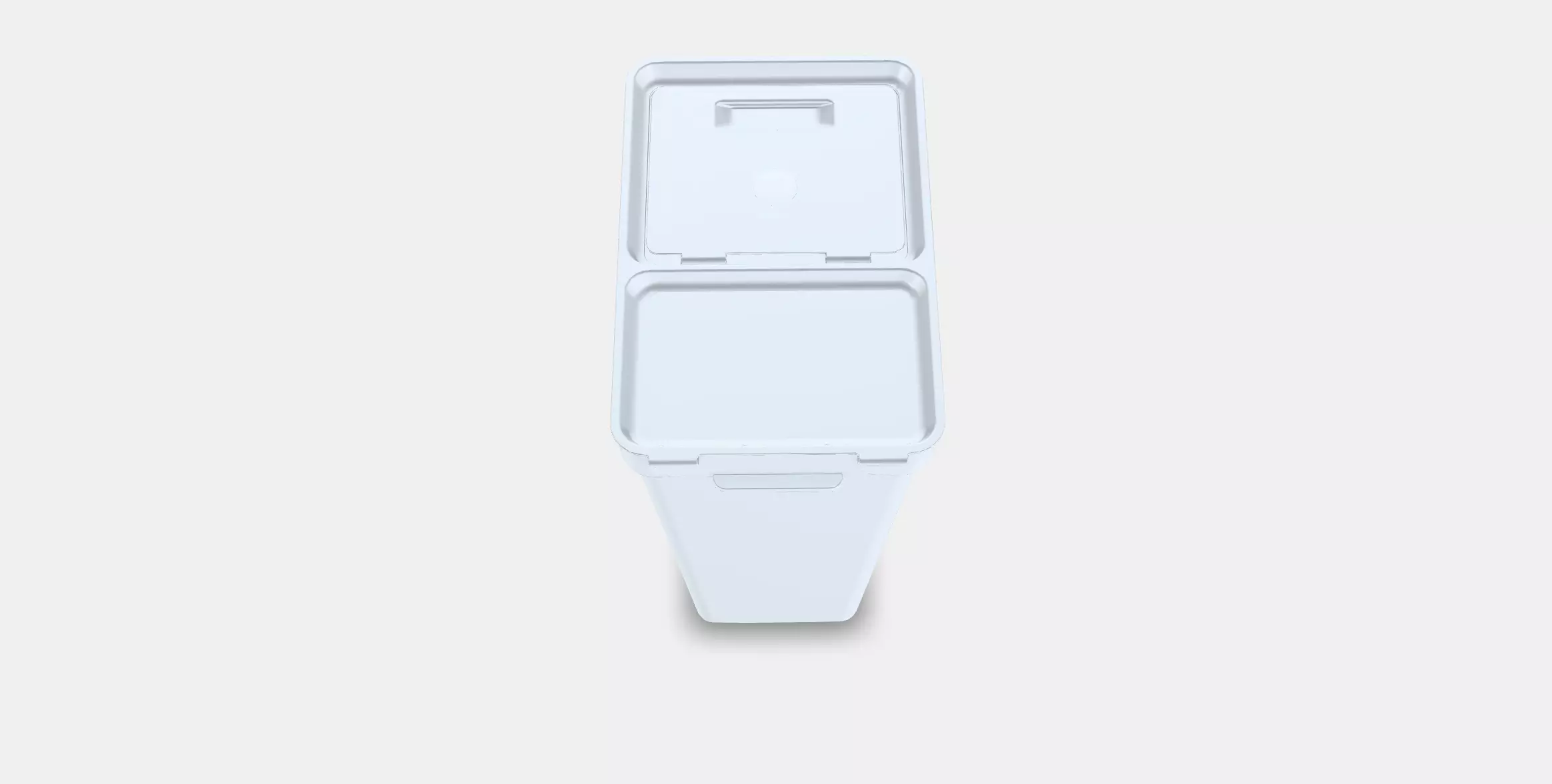 HALLBAR Bin with lid 1 Low-poly 3D model_0