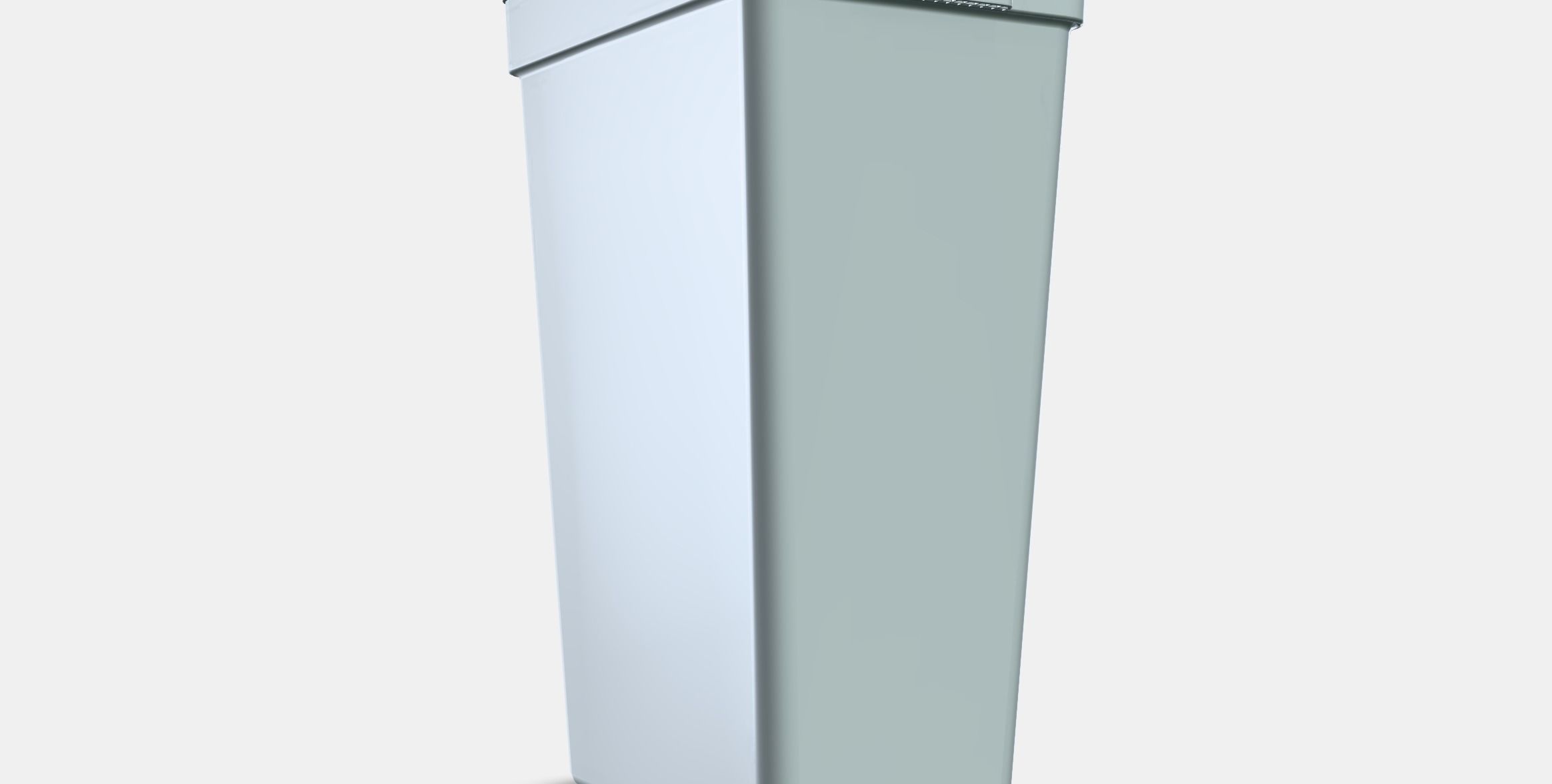 HALLBAR Bin with lid 1 Low-poly 3D model_9