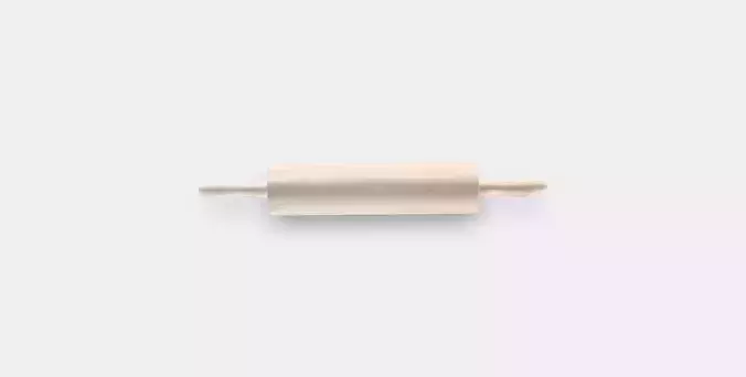 MAGASIN Rolling pin Low-poly 3D model