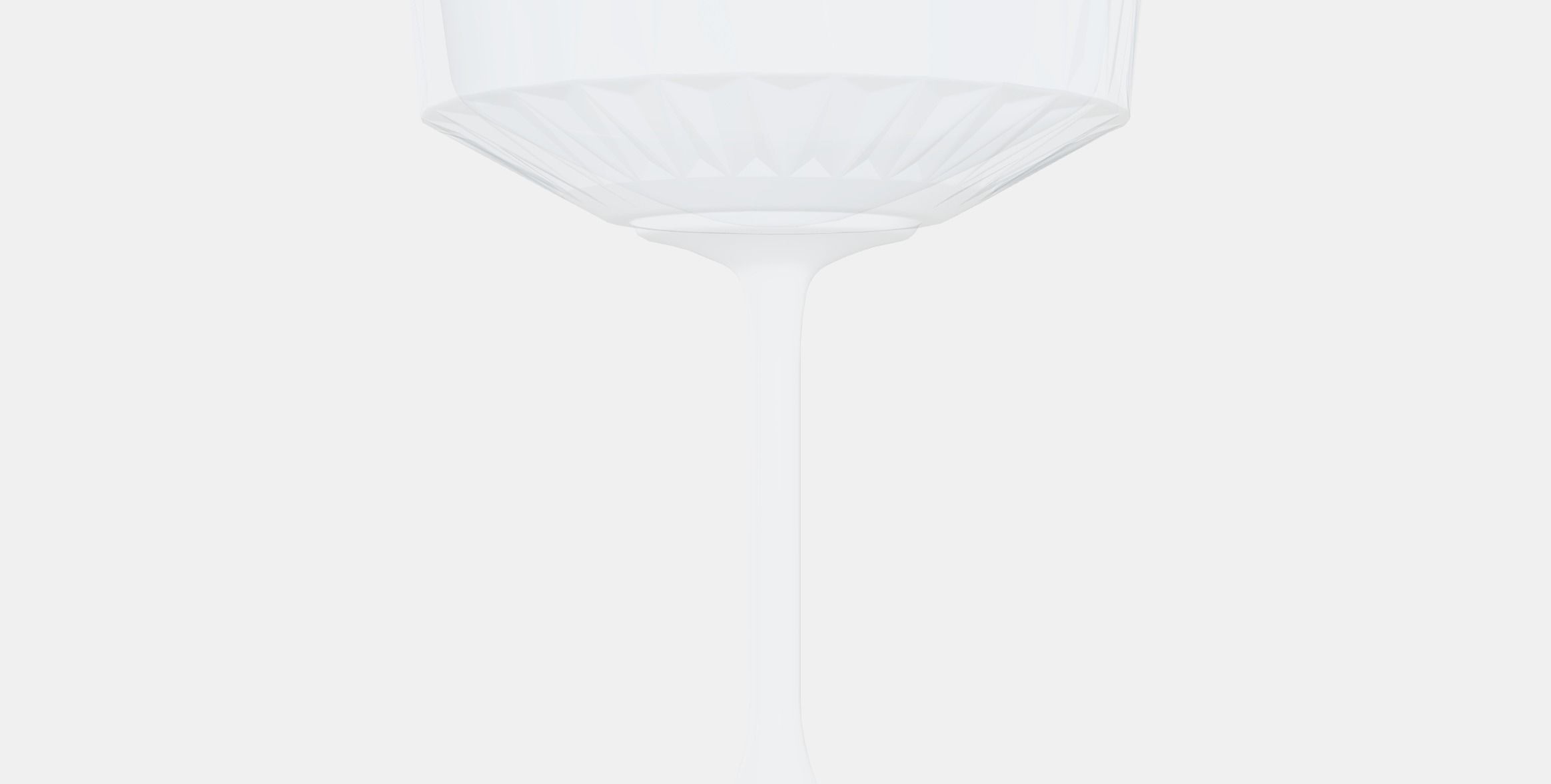 SALLSKAPLIG Champagne coupe Low-poly 3D model_6