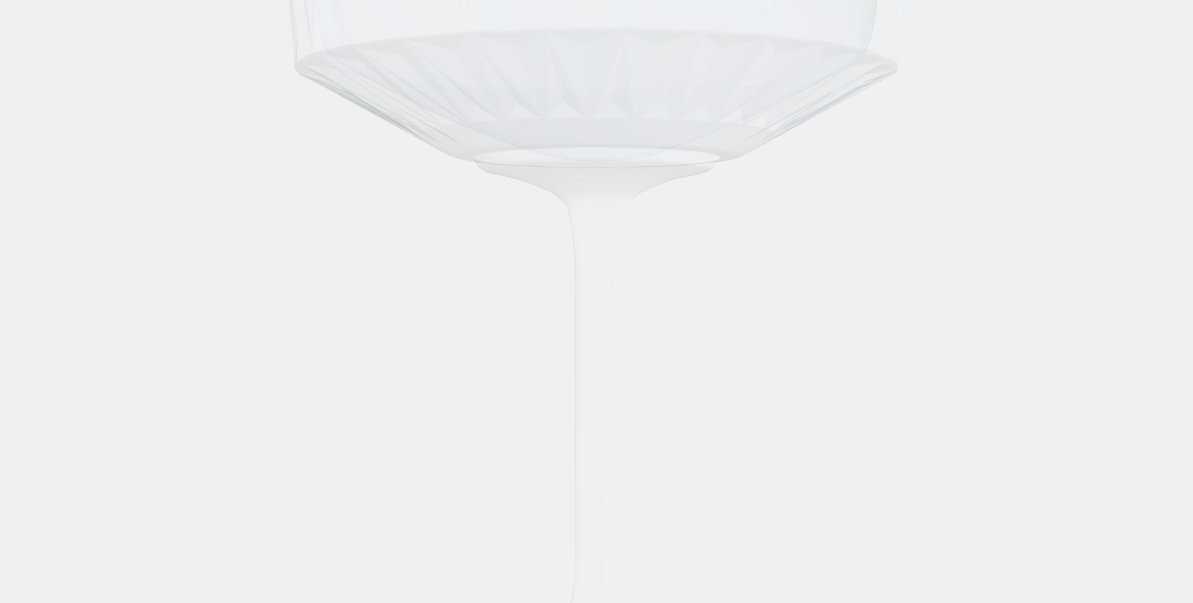 SALLSKAPLIG Champagne coupe Low-poly 3D model_2