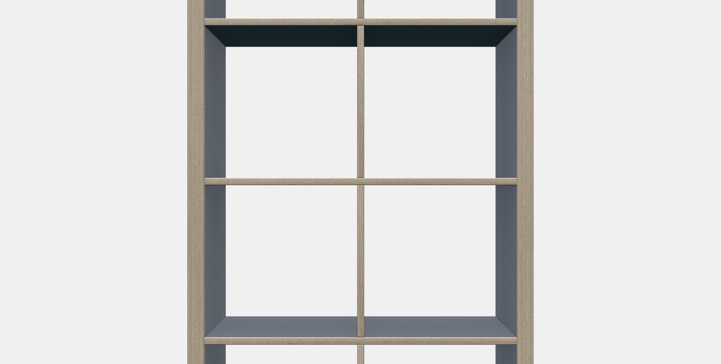 KALLAX Shelving unit 3 Low-poly 3D model_11