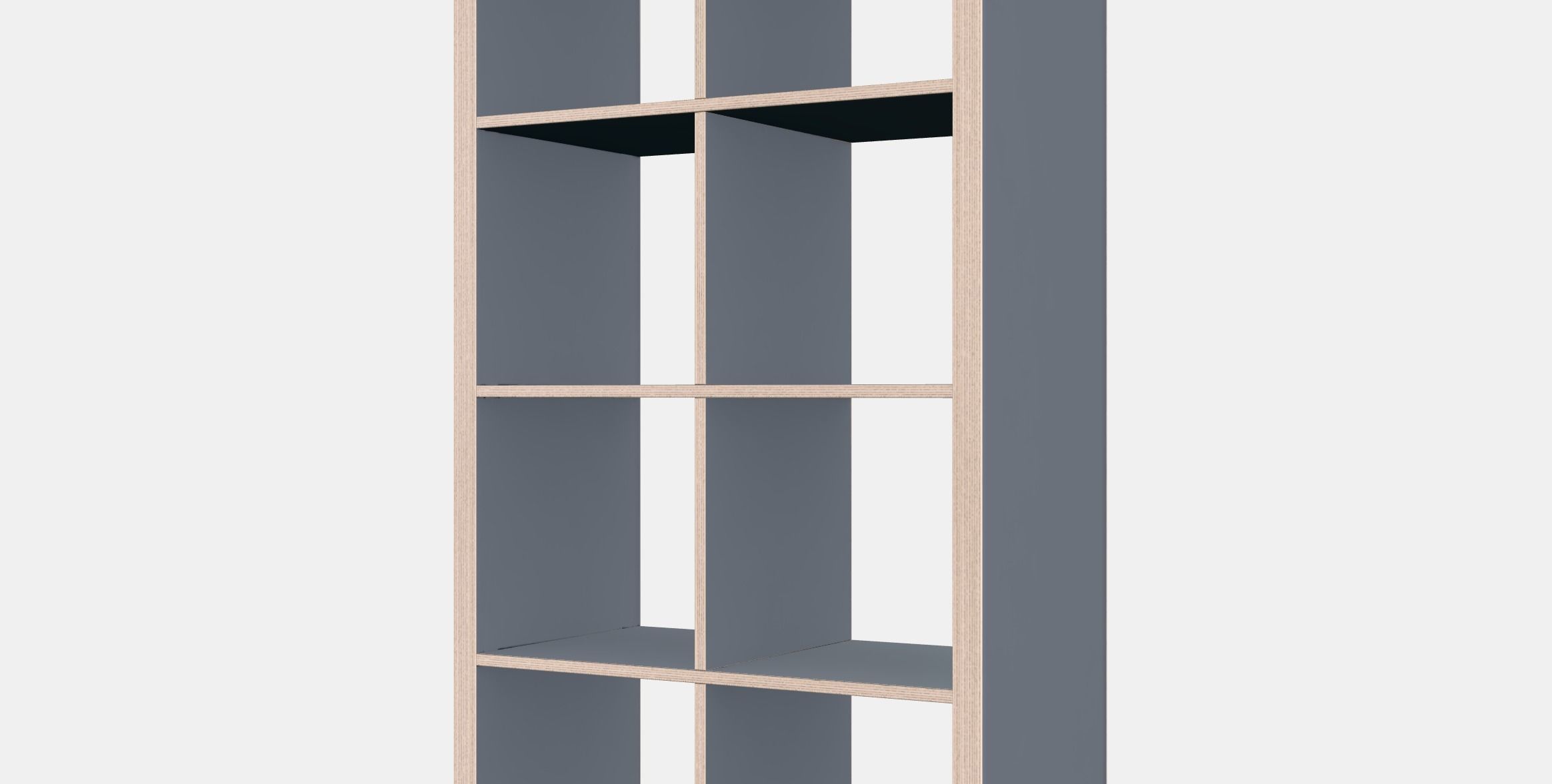 KALLAX Shelving unit 3 Low-poly 3D model_6