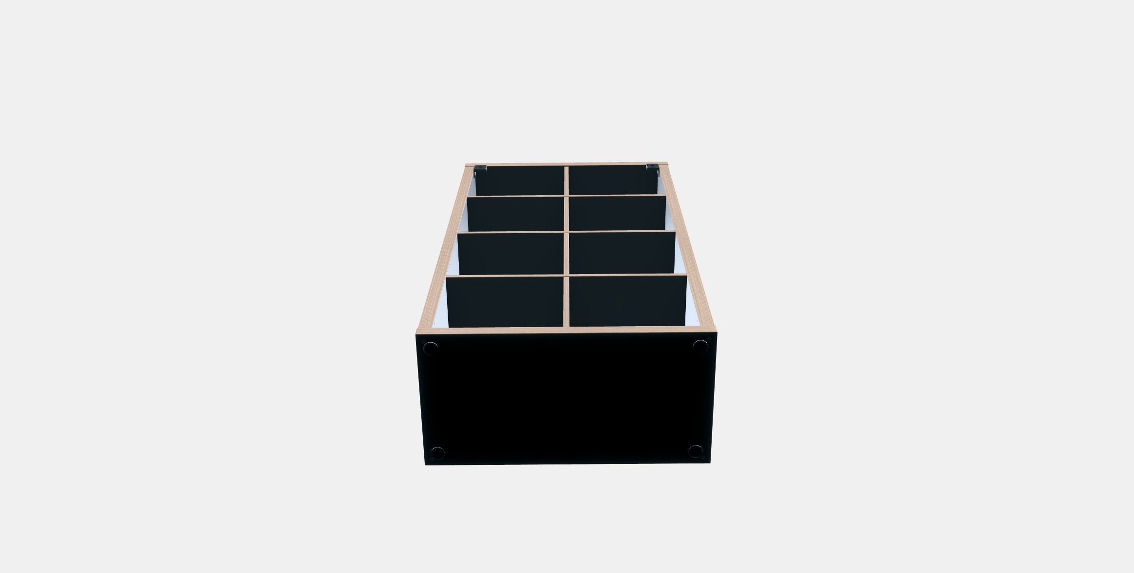 KALLAX Shelving unit 3 Low-poly 3D model_5