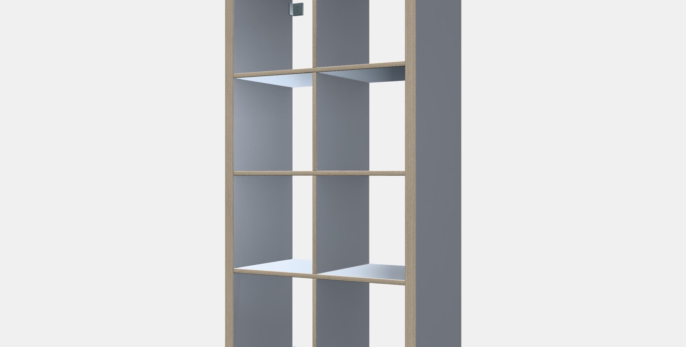 KALLAX Shelving unit 3 Low-poly 3D model_13