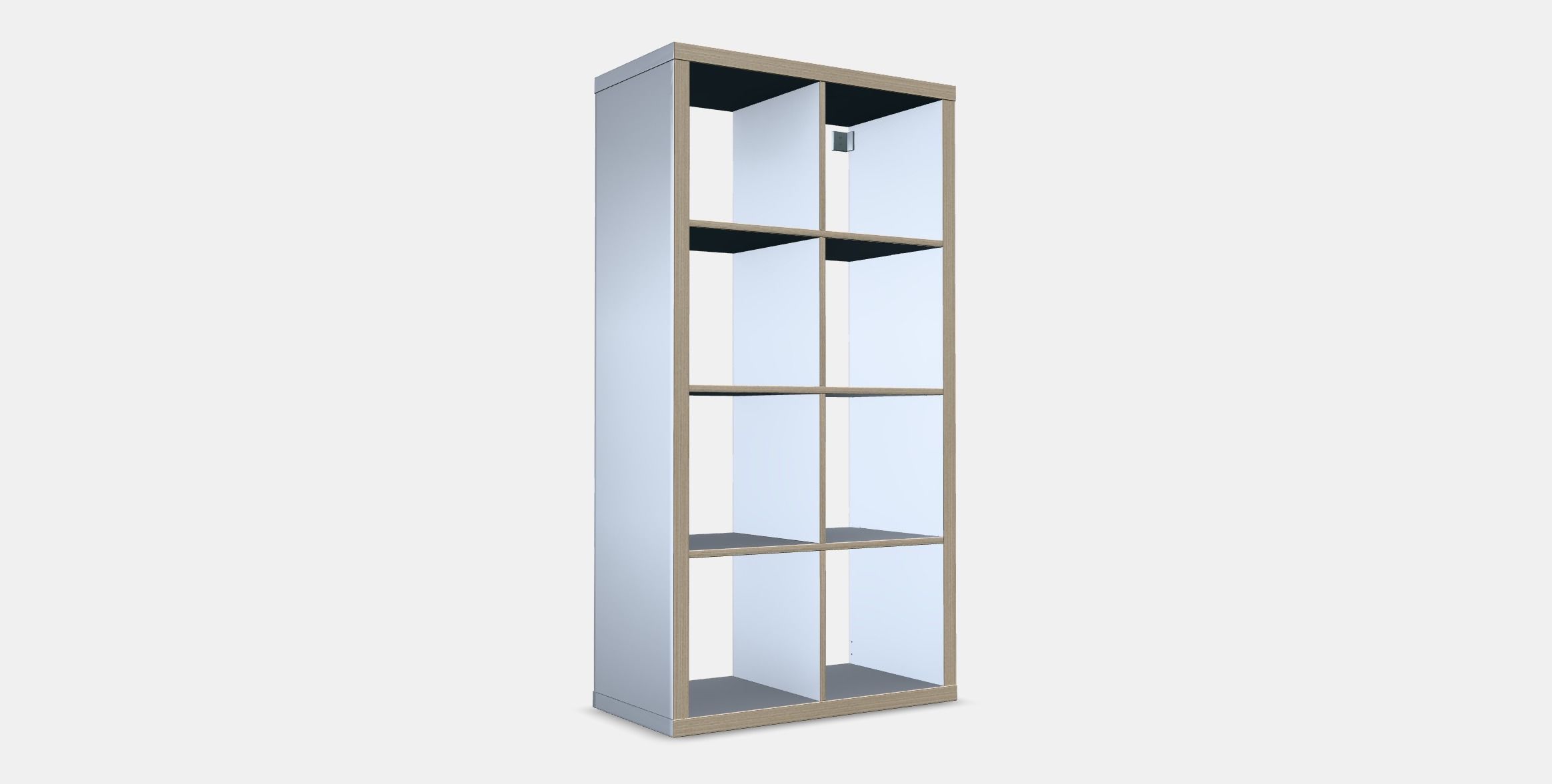 KALLAX Shelving unit 3 Low-poly 3D model_4