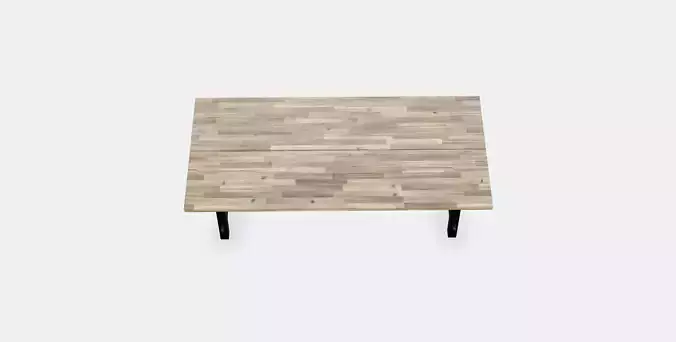 SKOGSTA Dining table Low-poly 3D model