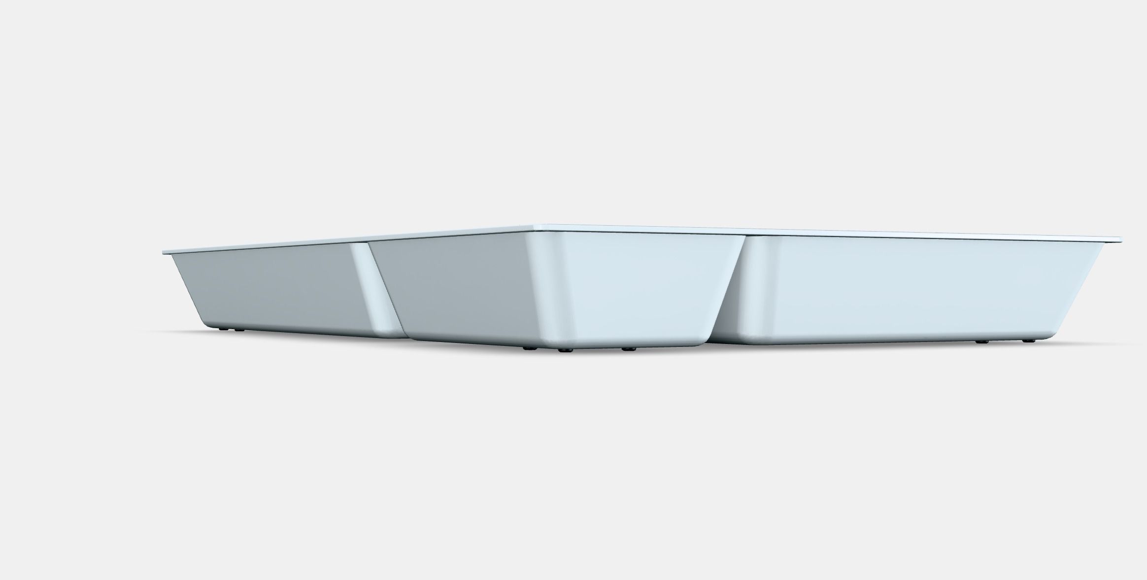 UPPDATERA Cutlery tray 1 Low-poly 3D model_2