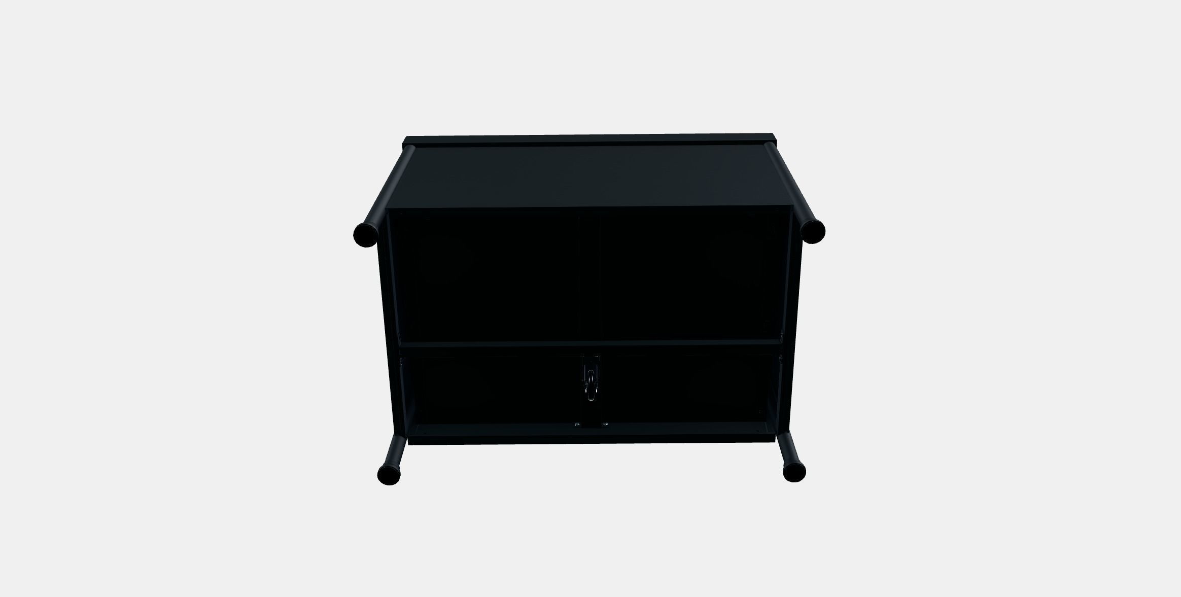 KORNSJO Storage bench Low-poly 3D model_7