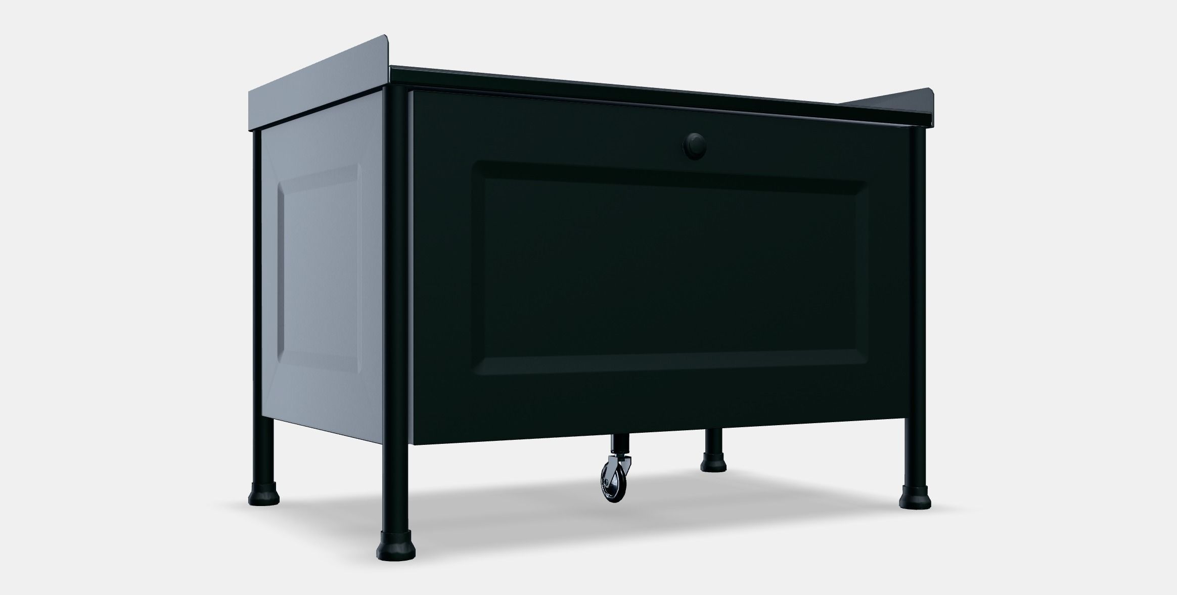 KORNSJO Storage bench Low-poly 3D model_9