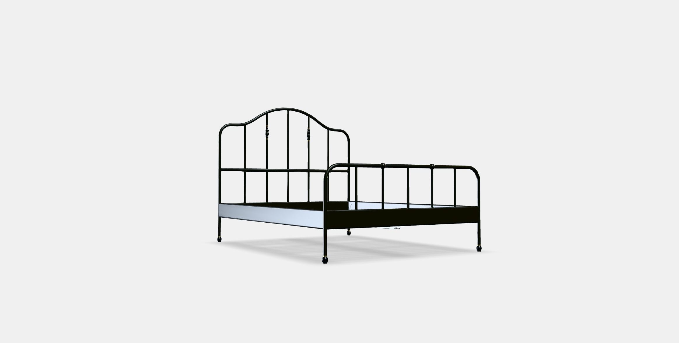 SAGSTUA Bed frame Low-poly 3D model_3