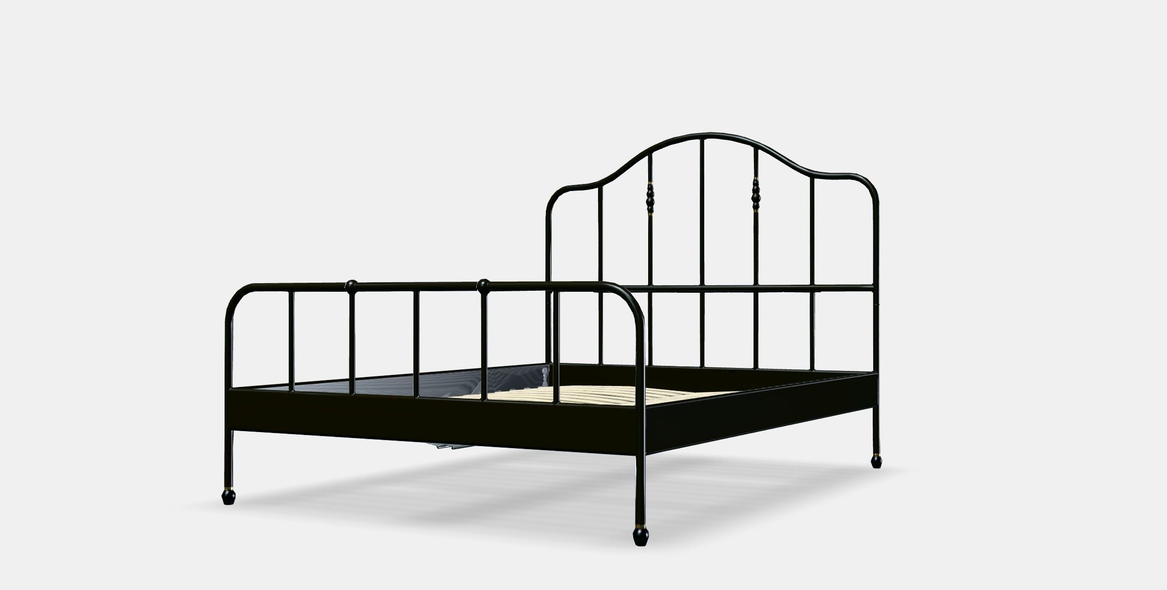 SAGSTUA Bed frame Low-poly 3D model_13