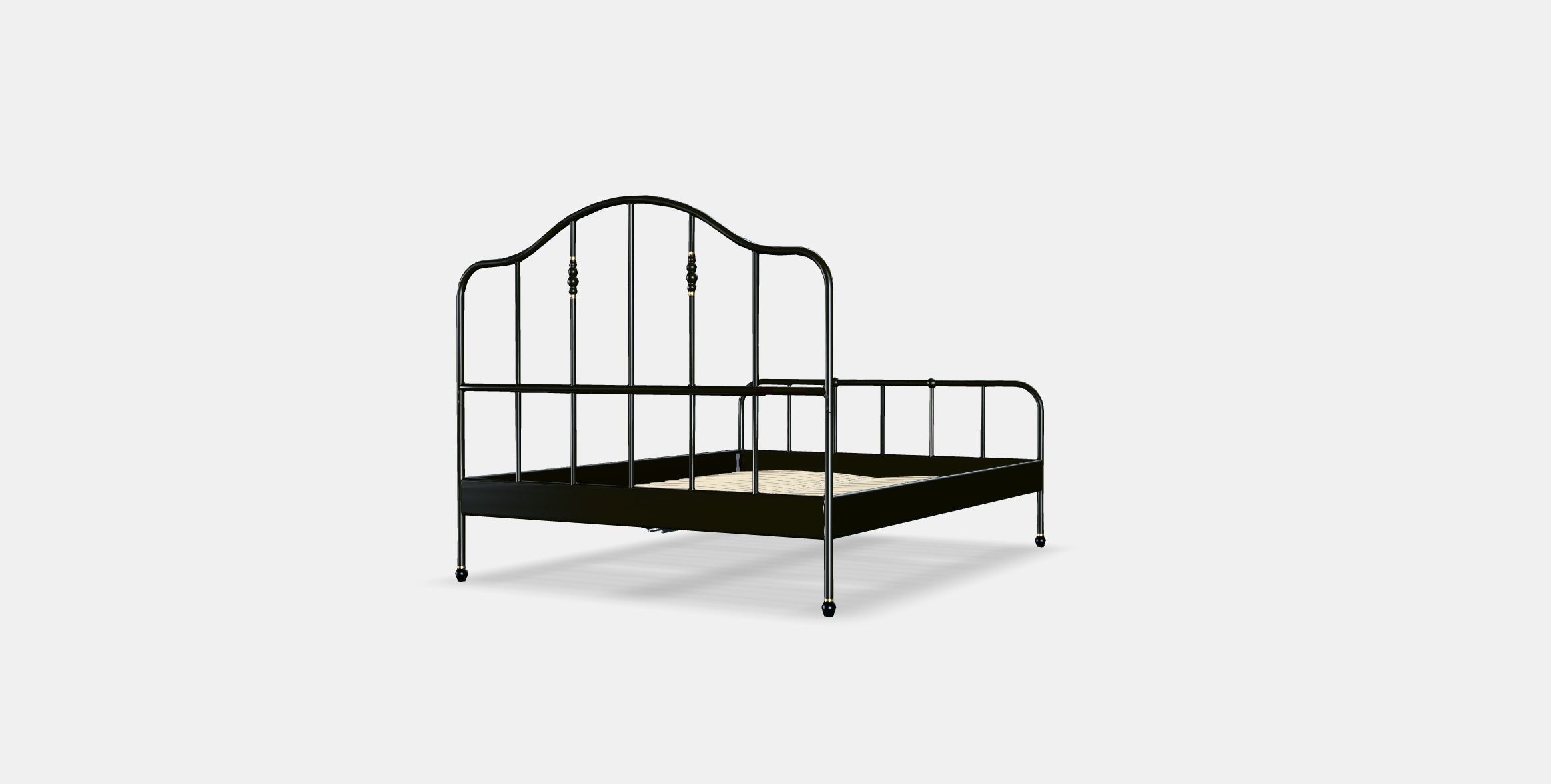 SAGSTUA Bed frame Low-poly 3D model_5