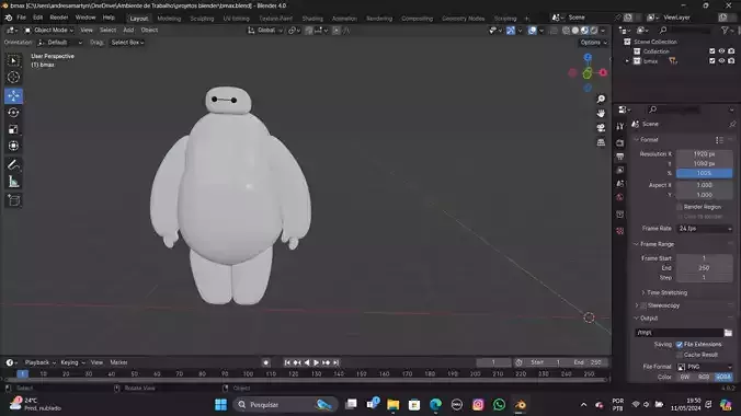 bmax blender Free 3D model