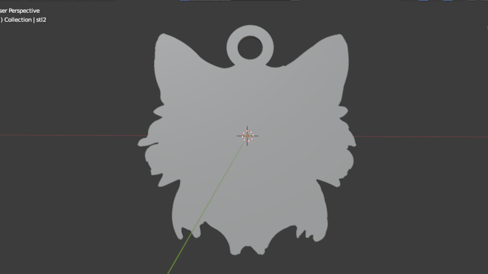Cat pendant-03 3D print model_4