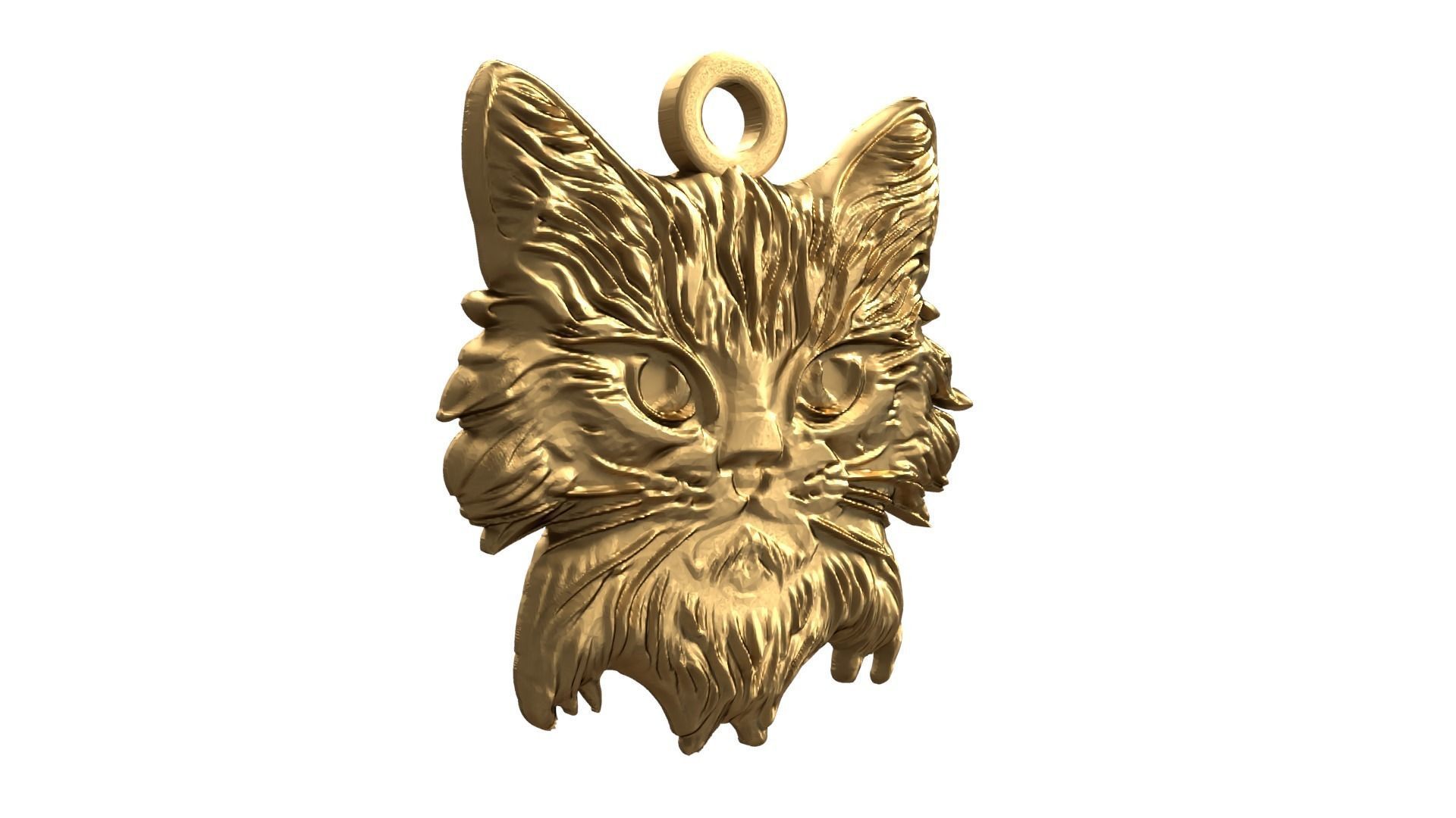 Cat pendant-03 3D print model_1