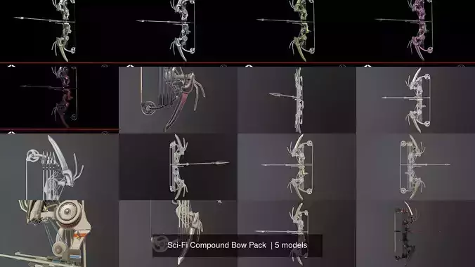 Sci-Fi Compound Bow Pack 