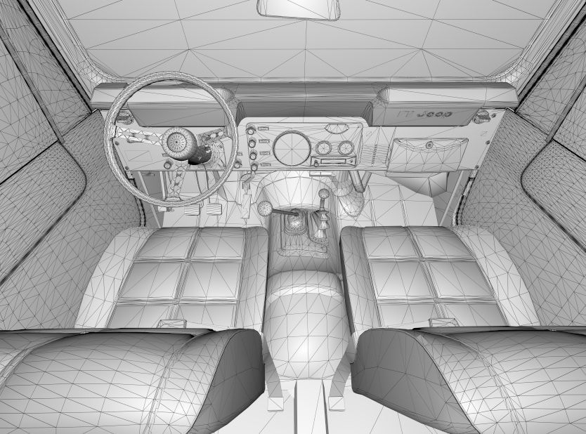 Jeep CJ7 1982 3D model_8