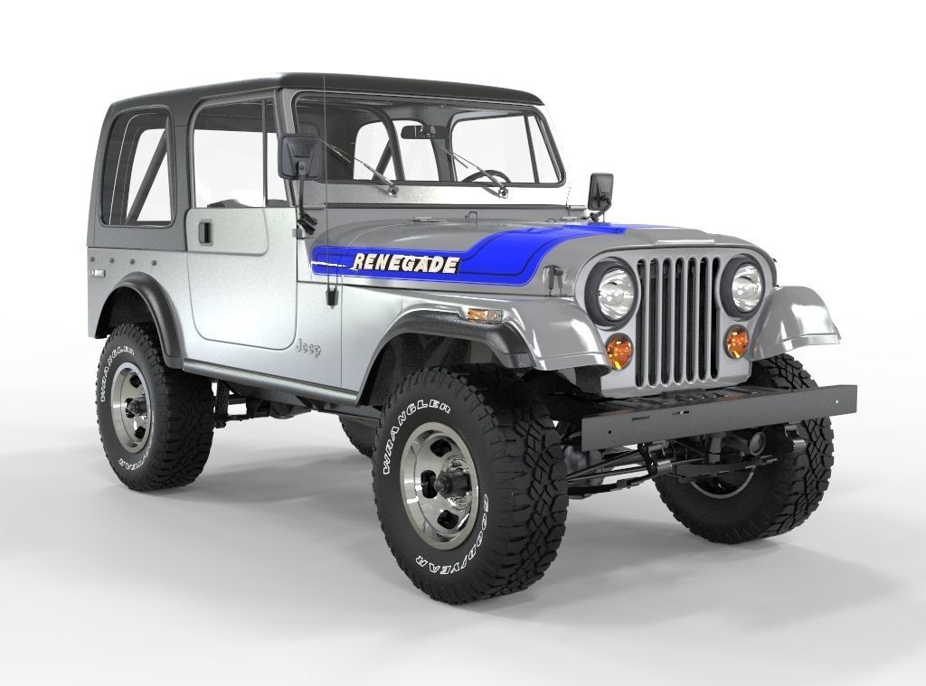 Jeep CJ7 1982 3D model_6