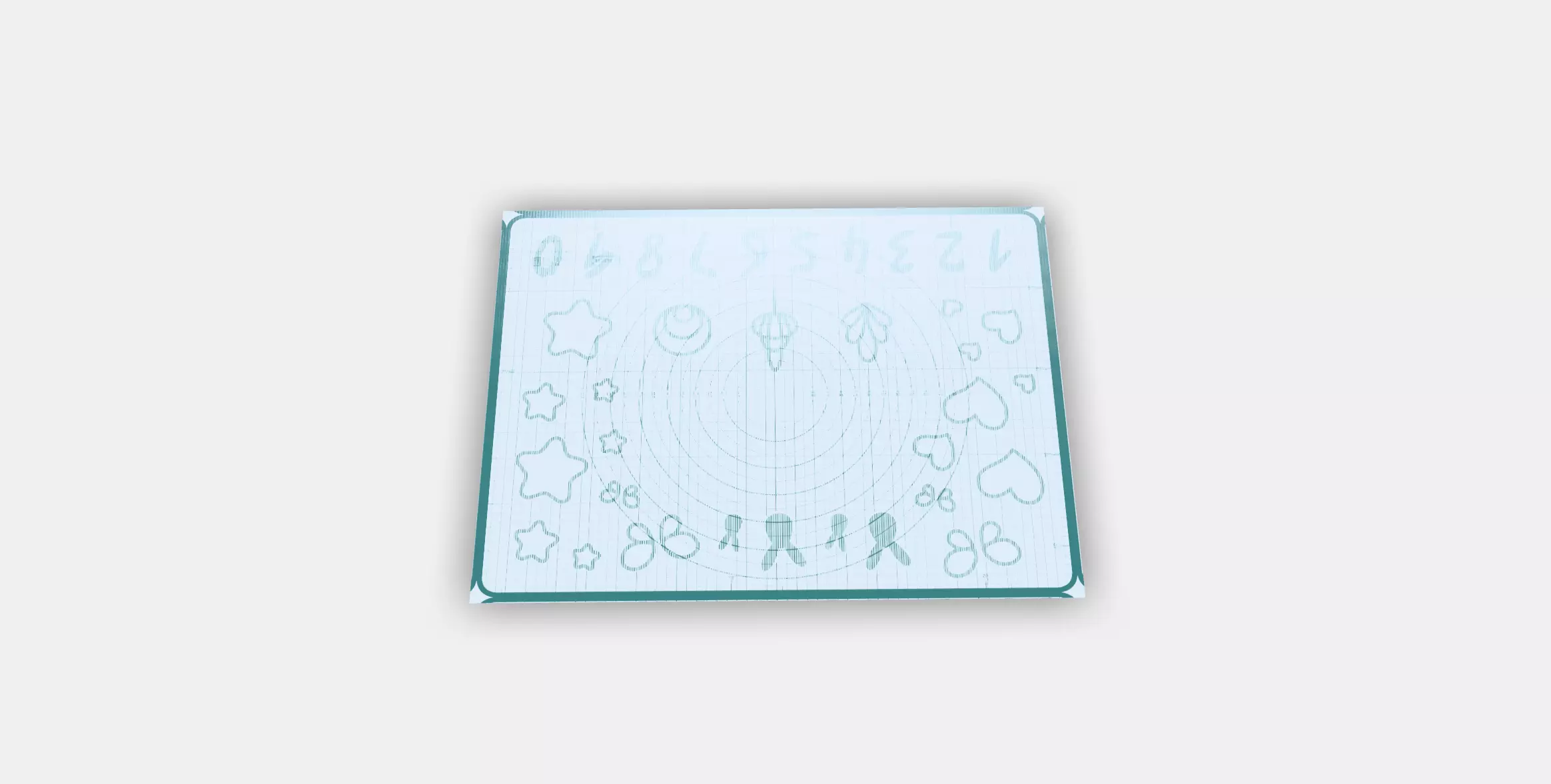 BAKTRADITION Baking mat Low-poly 3D model_0