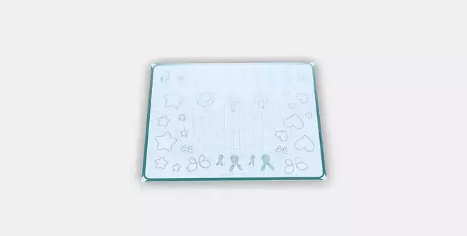 BAKTRADITION Baking mat Low-poly 3D model