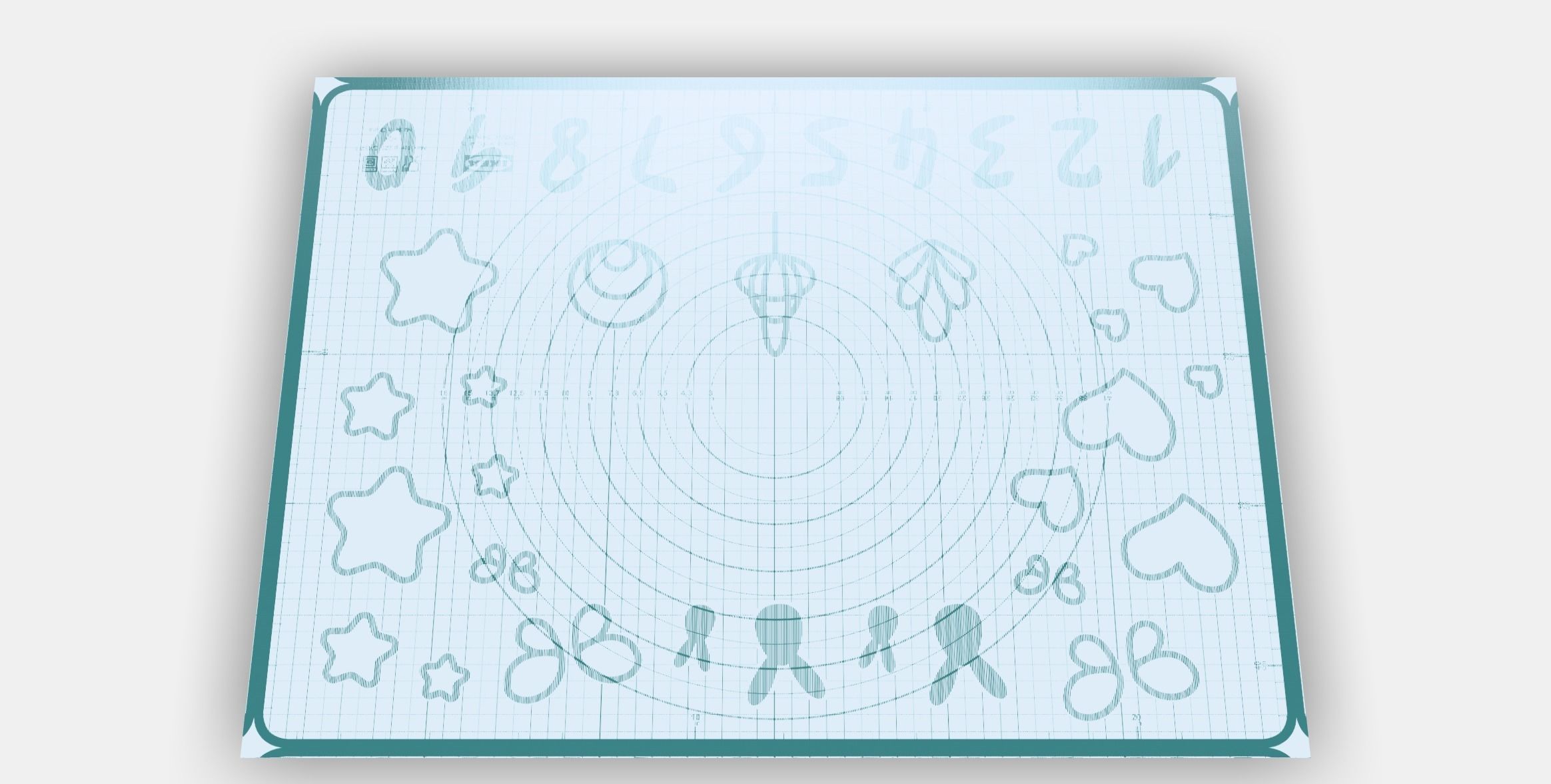 BAKTRADITION Baking mat Low-poly 3D model_4