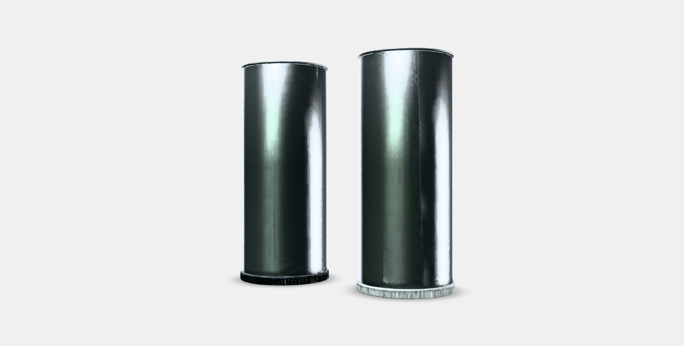 PLATS Saltpepper shaker set of 2 Low-poly 3D model_12