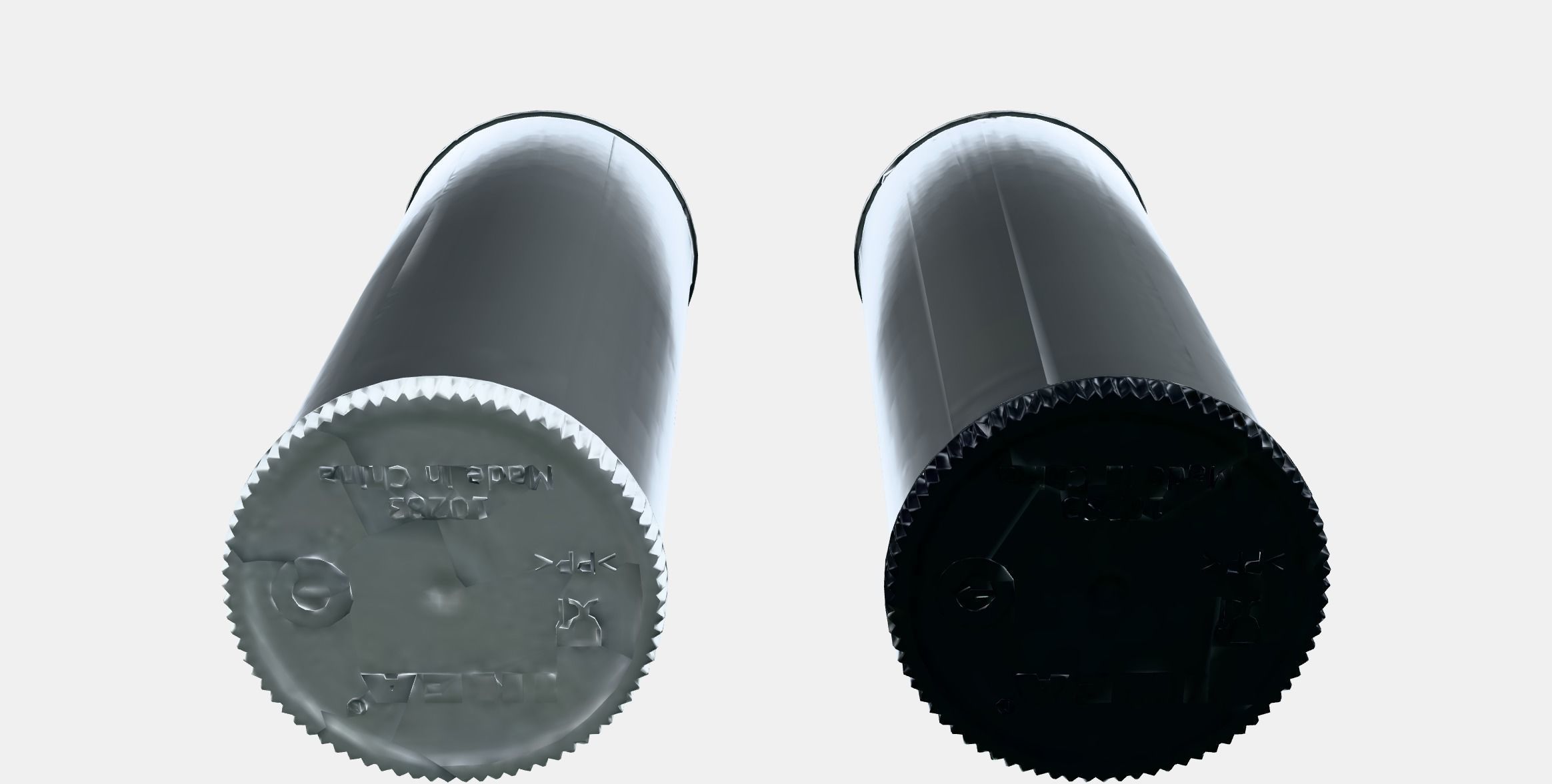 PLATS Saltpepper shaker set of 2 Low-poly 3D model_7