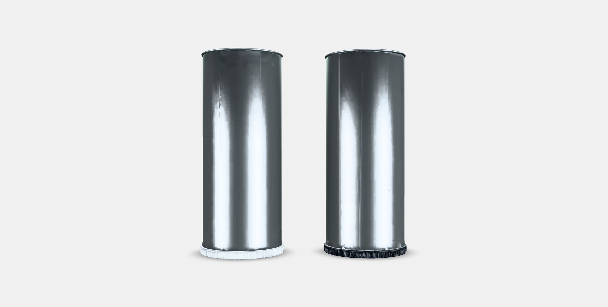 PLATS Saltpepper shaker set of 2 Low-poly 3D model_14